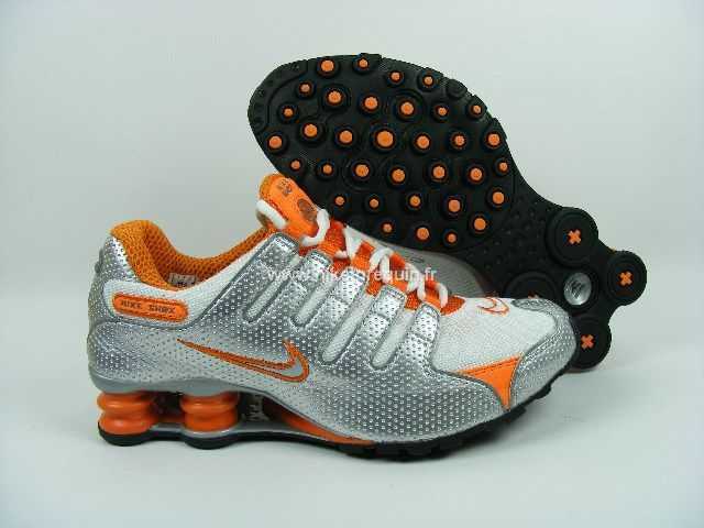 Arrial Nouvelle Nike Shox Nz 3013 Argent Orange